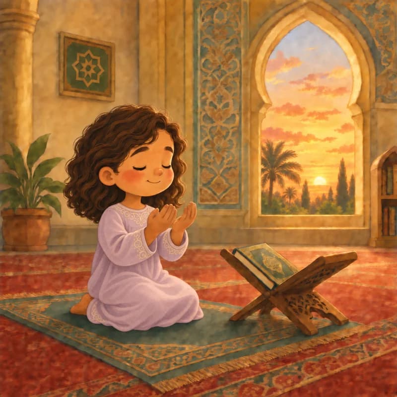 Making dua with open hands