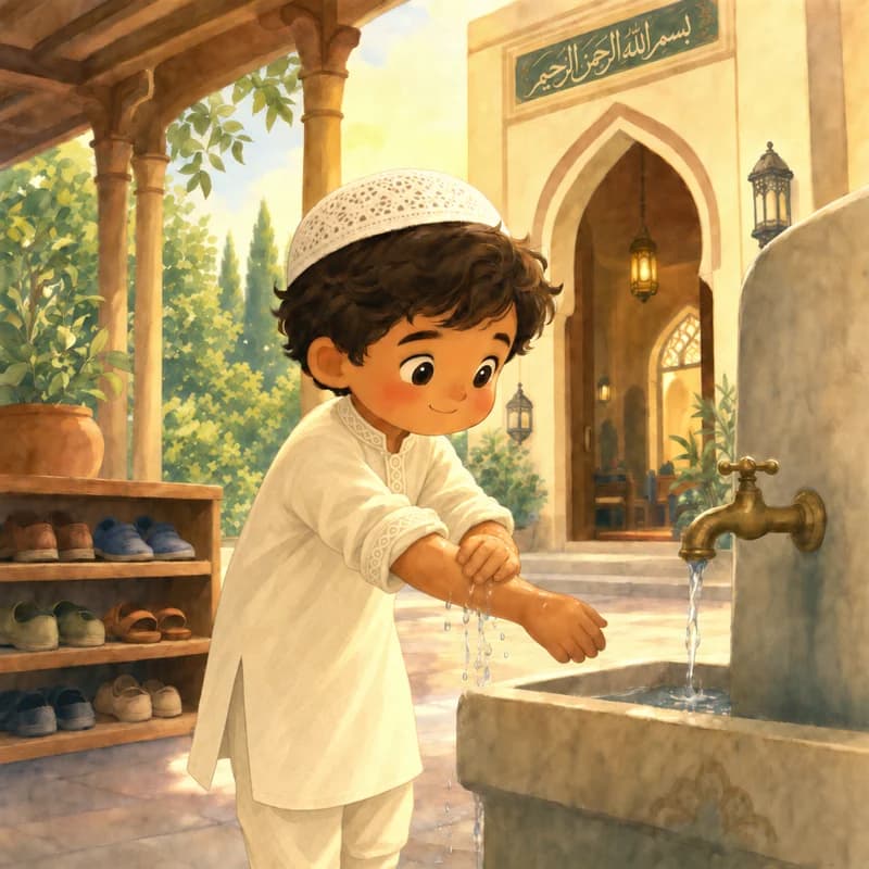 Learning to make wudu