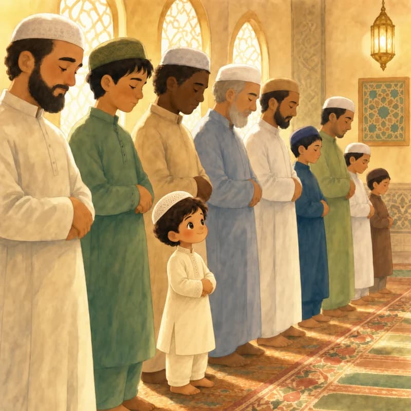 Standing in prayer together